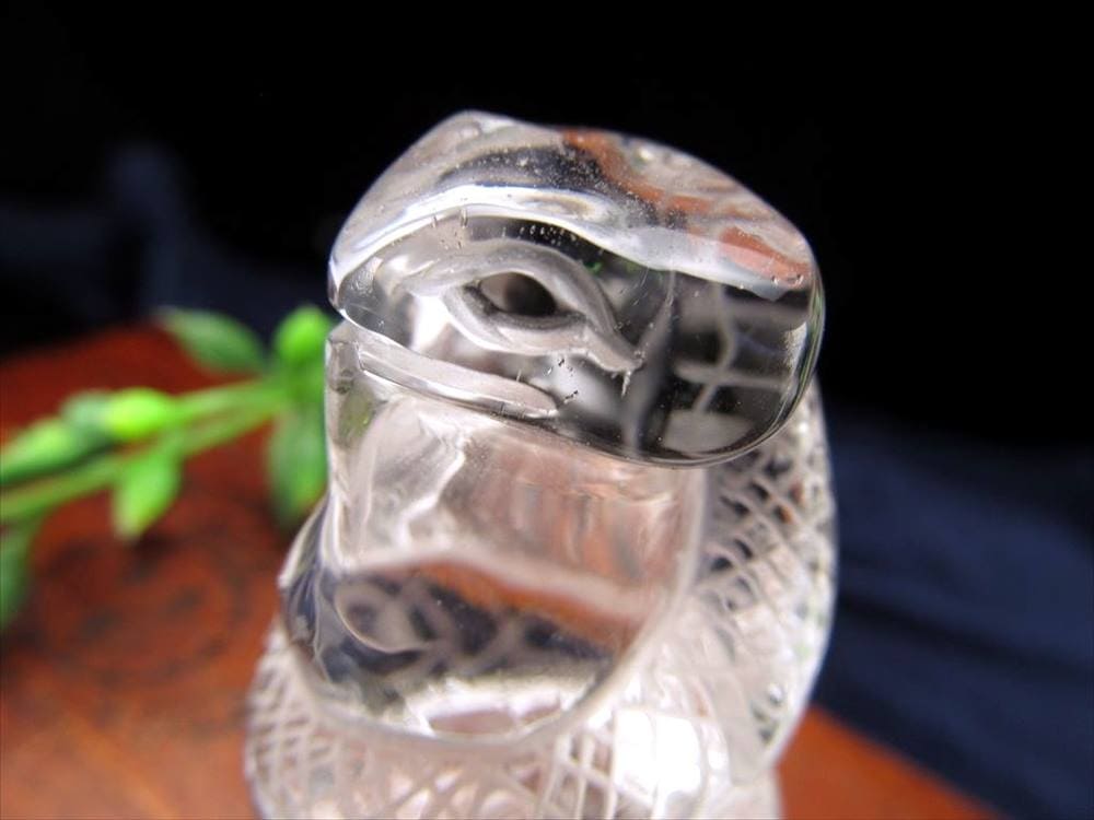 水晶 置物 縁起物 風水 蛇