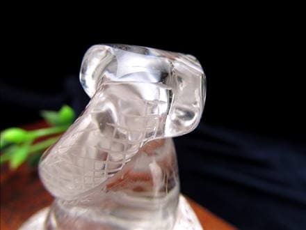 水晶 置物 縁起物 風水 蛇