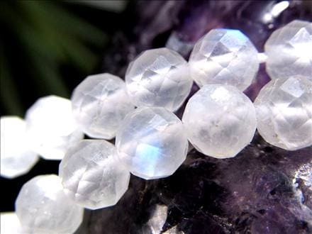 ブルームーンストーン,月長石,フェルドスパー,ビーズ連,連材