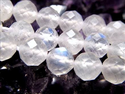 ブルームーンストーン,月長石,フェルドスパー,ビーズ連,連材