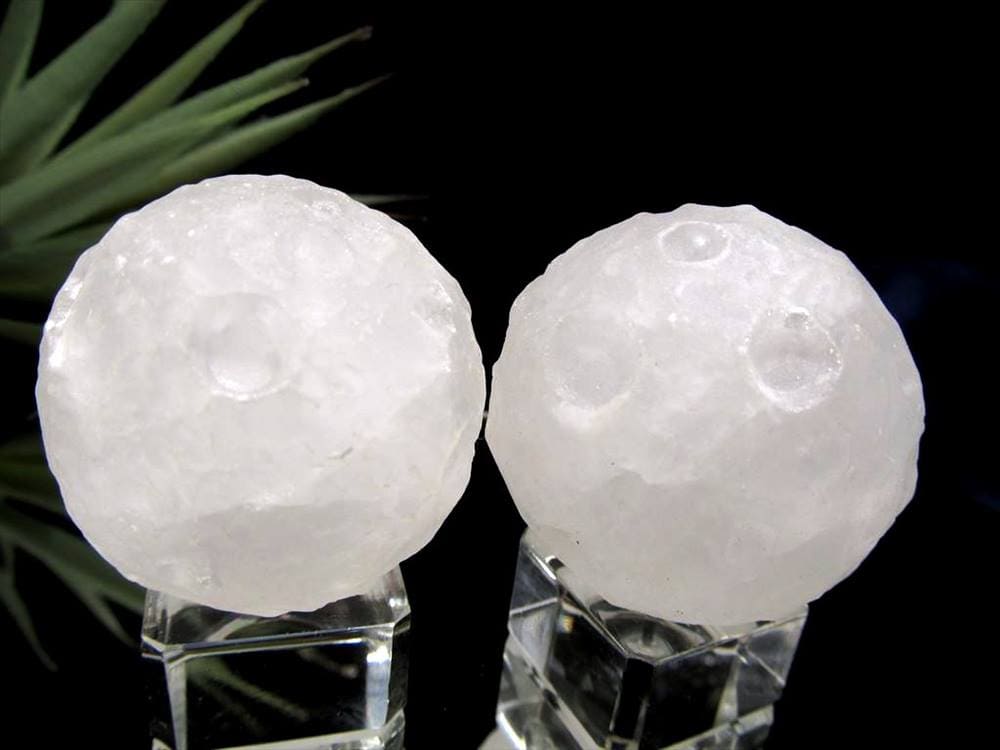 水晶 満月 ムーンオブジェ 丸玉 クリスタル