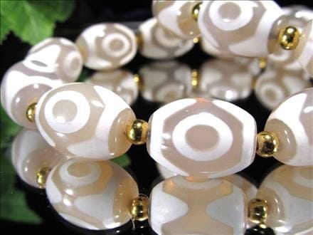 天珠 玉髄製 ブレスレット アクセサリー