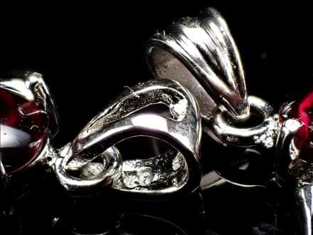 ロードライトガーネット ペンダント エンジェル シルバー 天使