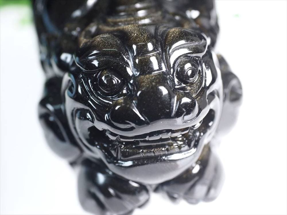 オブシディアン 貔貅 ヒキュウ シルバーオブシディアン 瑞獣