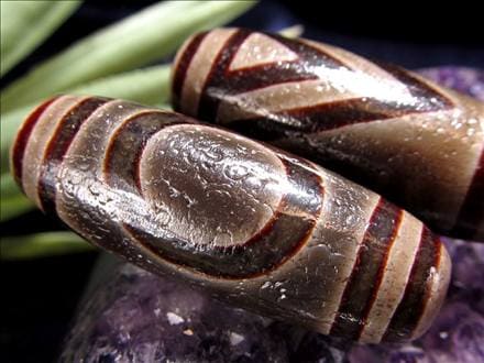 天珠,馬蹄痕天珠,至純天珠,瑪瑙,黒鳶赤紋