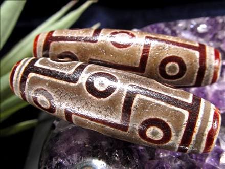 天珠,馬蹄痕天珠,至純天珠,瑪瑙,黒鳶赤紋