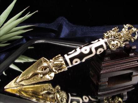 密教法具,プルパ,天珠,金剛杭,置物