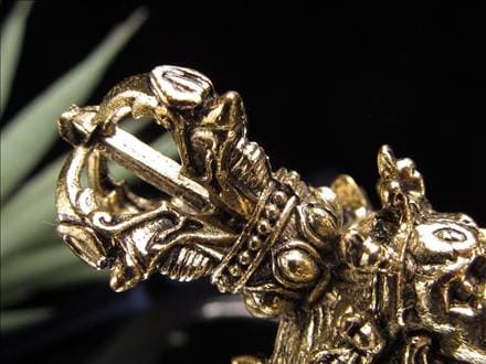 密教法具,プルパ,天珠,金剛杭,置物