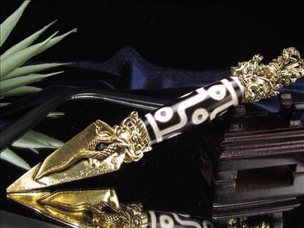 密教法具,プルパ,天珠,金剛杭,置物