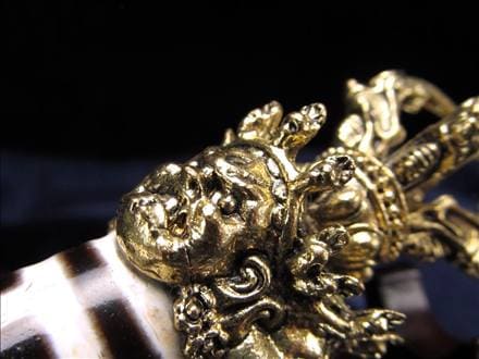 密教法具,プルパ,天珠,金剛杭,置物