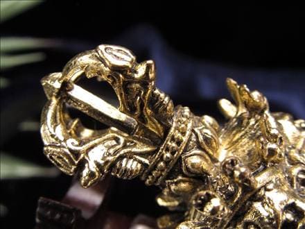 密教法具,プルパ,天珠,金剛杭,置物