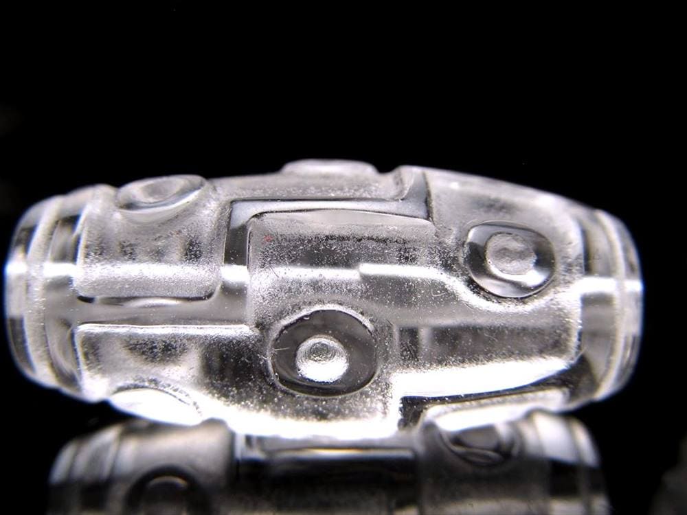 九眼天珠 水晶 クリスタル天珠 水晶天珠