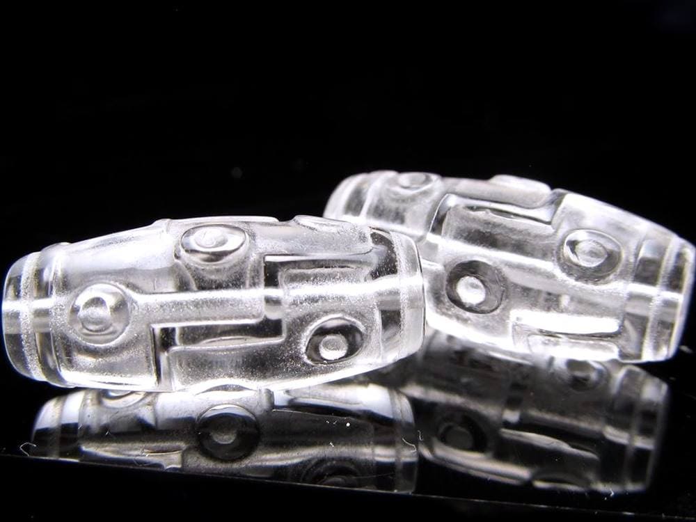 九眼天珠 水晶 クリスタル天珠 水晶天珠