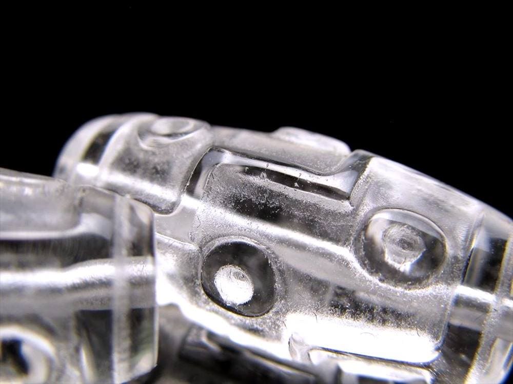 九眼天珠 水晶 クリスタル天珠 水晶天珠