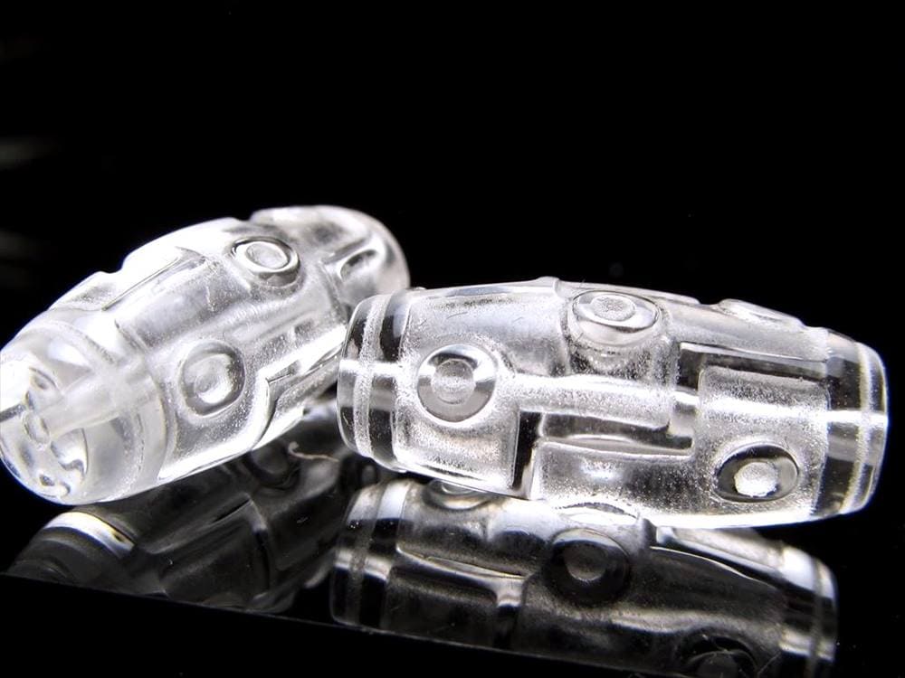 九眼天珠 水晶 クリスタル天珠 水晶天珠