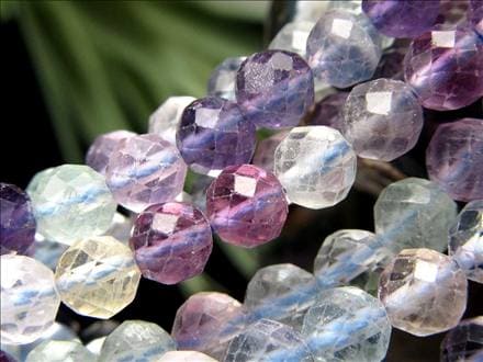 フローライト,蛍石,マルチカラー,ビーズ連,連材