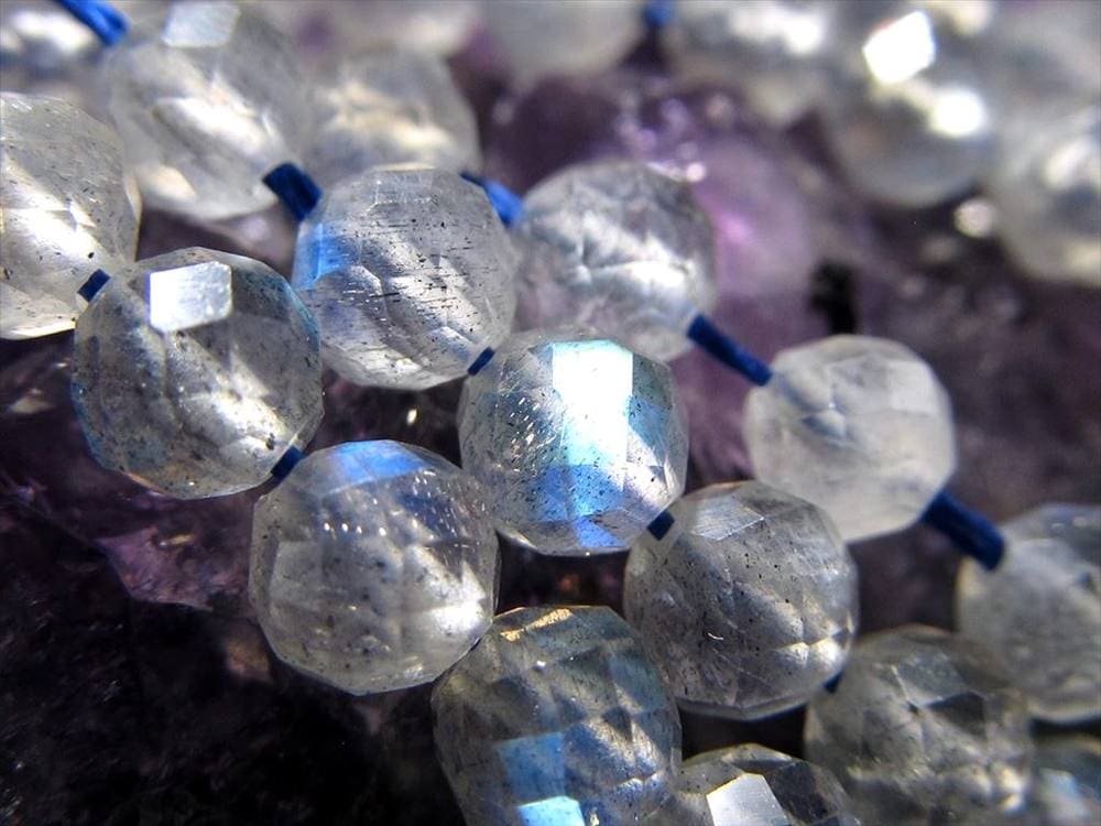 ラブラドライト,曹灰長石,ビーズ連,連材