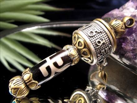 天珠 マニコロ マニ車 摩尼車 転経器 金剛杵