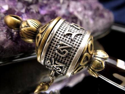 天珠 マニコロ マニ車 摩尼車 転経器 金剛杵