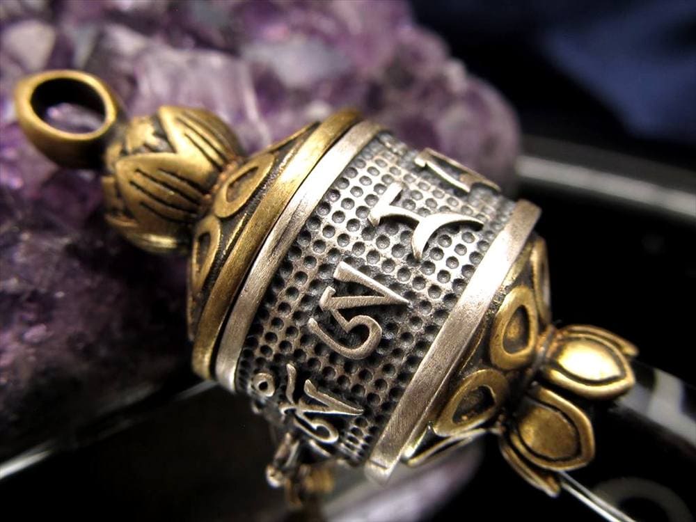 天珠 マニコロ マニ車 摩尼車 転経器 金剛杵