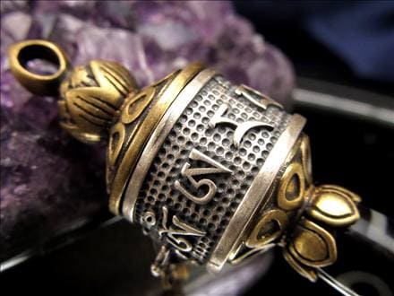 天珠 マニコロ マニ車 摩尼車 転経器 金剛杵