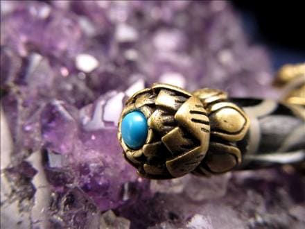 天珠 マニコロ マニ車 摩尼車 転経器 金剛杵