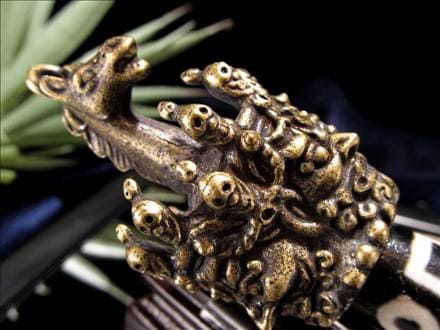 密教法具,プルパ,天珠,金剛杭,置物