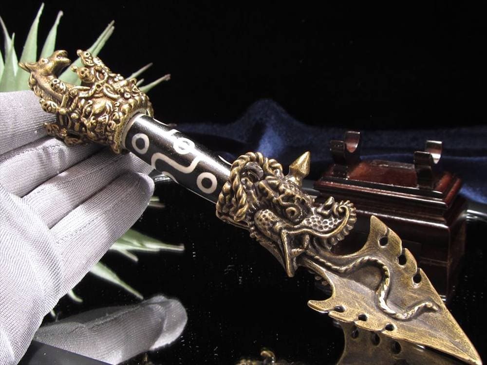 密教法具,プルパ,天珠,金剛杭,置物