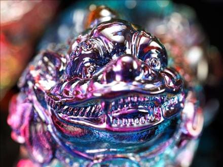 クリスタルガラス,置物,レインボー,貔貅,ヒキュウ