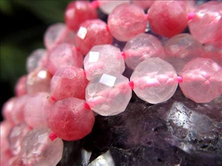 ロードナイト,薔薇輝石,ロードナイトシリカ,ビーズ連,連材