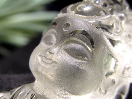 観音 置物 シトリン 彫刻 仏教