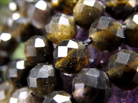 ゴールデンシャイン,オブシディアン,黒曜石,ビーズ連,連材