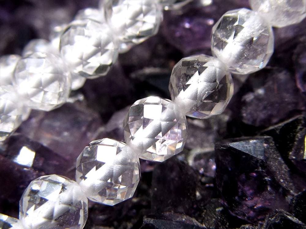 水晶,クォーツ,クリスタル,ビーズ連,連材