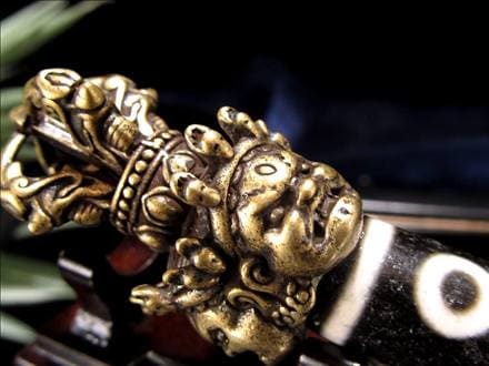 密教法具,プルパ,天珠,金剛杭,置物