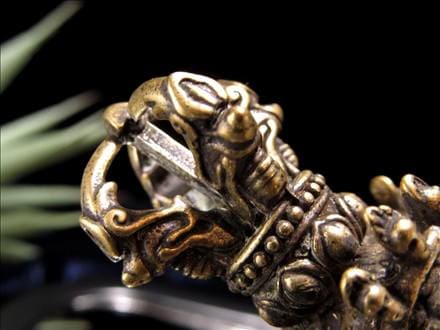 密教法具,プルパ,天珠,金剛杭,置物