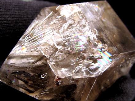 水入り水晶 エレスチャル 原石 置物 エンハイドクォーツ