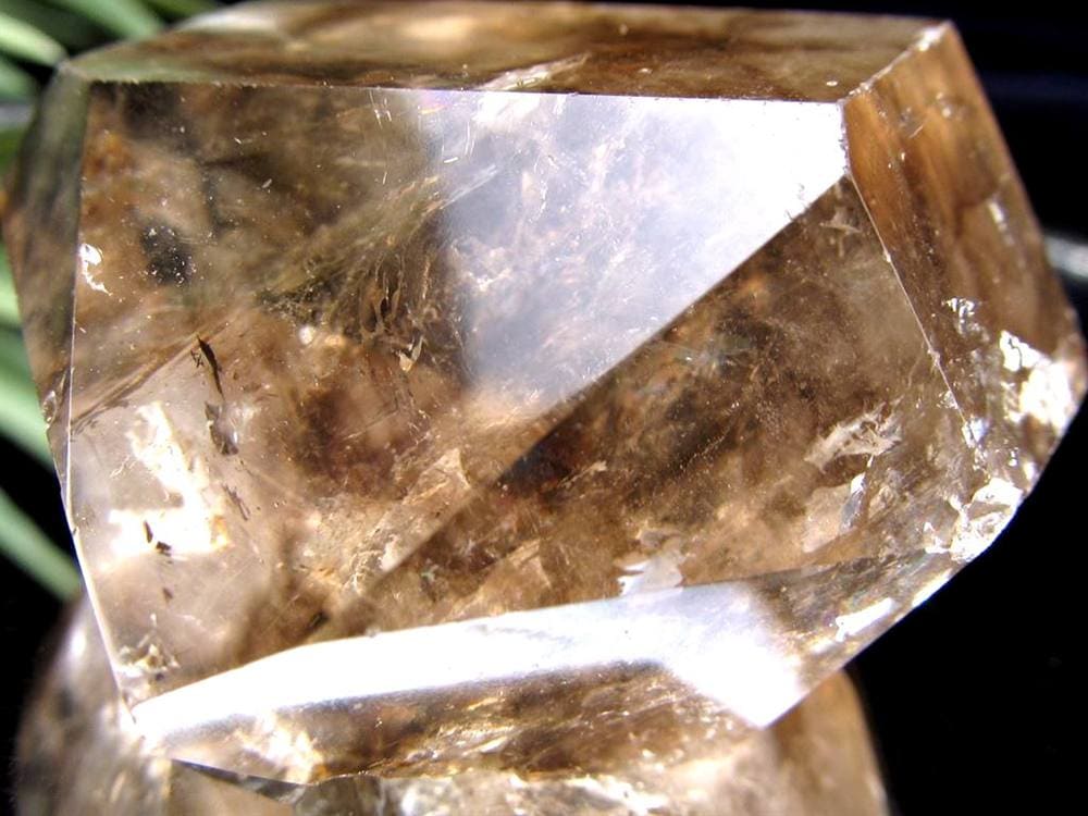 水入り水晶 エレスチャル 原石 置物 エンハイドクォーツ