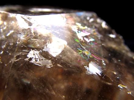 水入り水晶 エレスチャル 原石 置物 エンハイドクォーツ