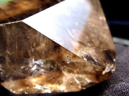 水入り水晶 エレスチャル 原石 置物 エンハイドクォーツ