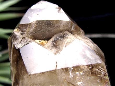水入り水晶 エレスチャル 原石 置物 エンハイドクォーツ