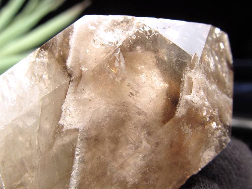 水入り水晶 エレスチャル 原石 置物 エンハイドクォーツ