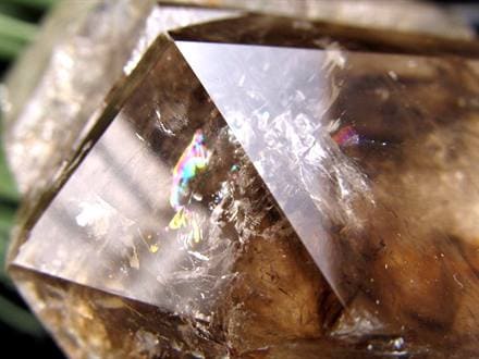水入り水晶 エレスチャル 原石 置物 エンハイドクォーツ