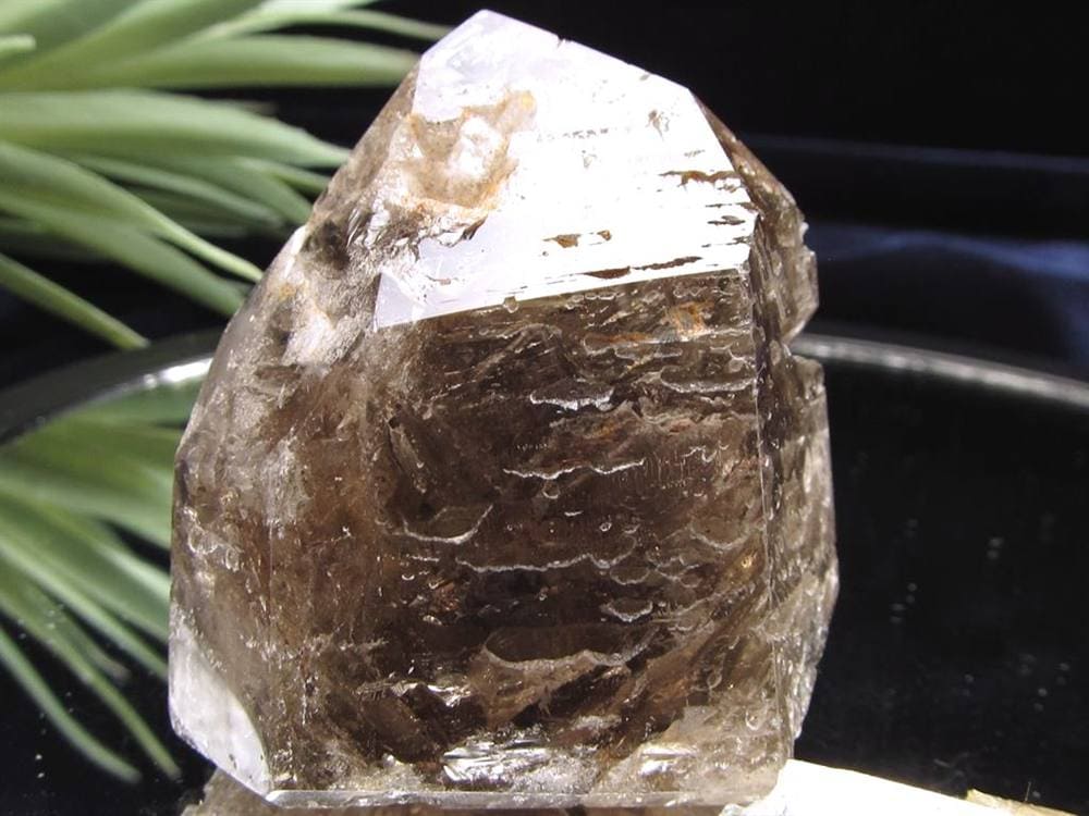 水入り水晶 エレスチャル 原石 置物 エンハイドクォーツ