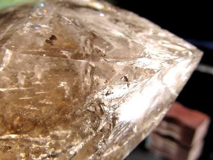 水入り水晶 エレスチャル 原石 置物 エンハイドクォーツ
