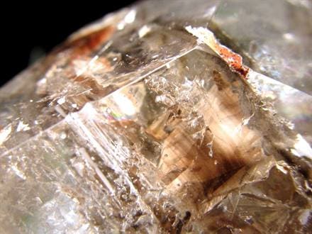 水入り水晶 エレスチャル 原石 置物 エンハイドクォーツ