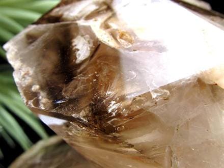水入り水晶 エレスチャル 原石 置物 エンハイドクォーツ
