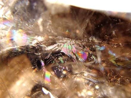 水入り水晶 エレスチャル 原石 置物 エンハイドクォーツ