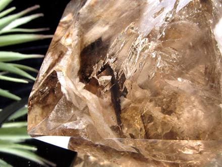 水入り水晶 エレスチャル 原石 置物 エンハイドクォーツ