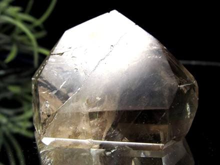 水入り水晶 エレスチャル 原石 置物 エンハイドクォーツ