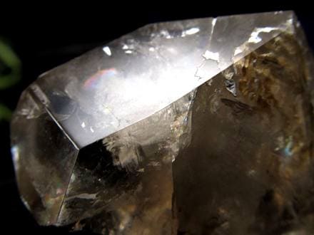 水入り水晶 エレスチャル 原石 置物 エンハイドクォーツ